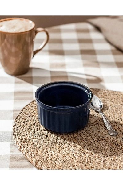 Mutfak Köşesi 2-Piece Porcelain Large Souffle Bowl - Presentation Bowl