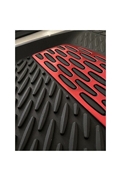 SAFİR iat Tipo Uno Tempra Tofaş Kuş Serisi Uyumlu Universal Derin Havuzlu Paspas Krom Kırmızı