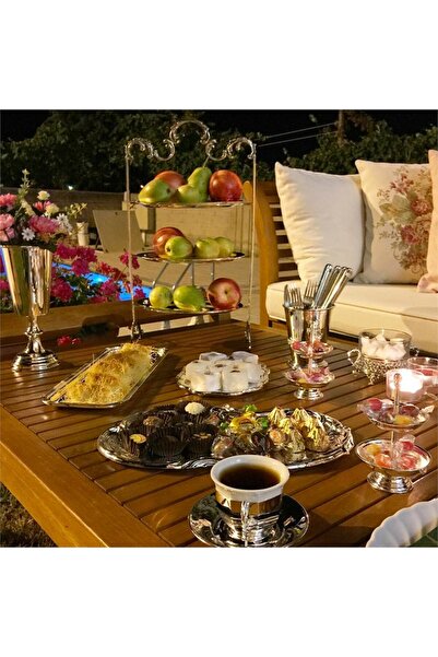 BUCONCEPT Üç Katlı Oval Kurabiyelik