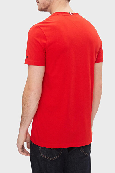 Tommy Hilfiger Cotton Slim Fit Crew Neck Men's T SHIRT MW0MW33687 XND