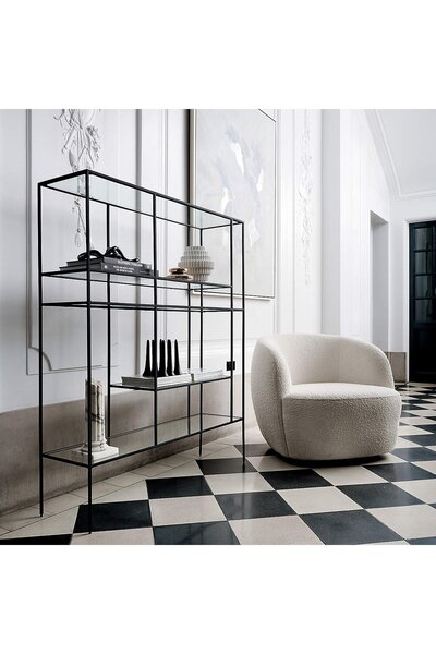 larissa design metal kitaplık