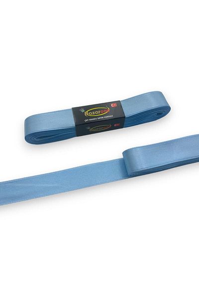 Nazarone Σατέν Κορδέλα 2cm-10mt-μπλε(1206)