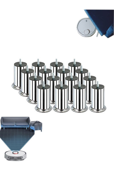 Bestekar 12 cm Baza Ayağı Koltuk Ayağı Kanepe Ayağı 3/8 Civatalı (kalın Diş) ...