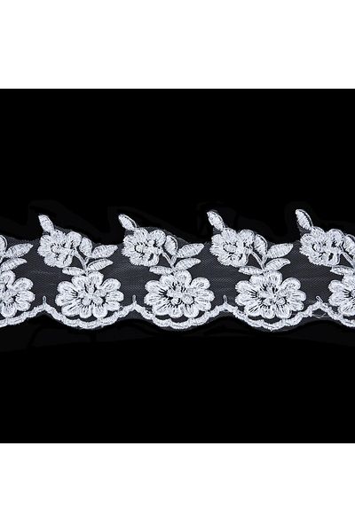 Nazarone French Lace D-1477 13.5 Mt-white