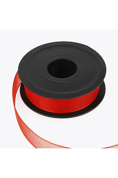 Nazarone Chiffon Ribbon 2.5cm-20mt-red(1102)