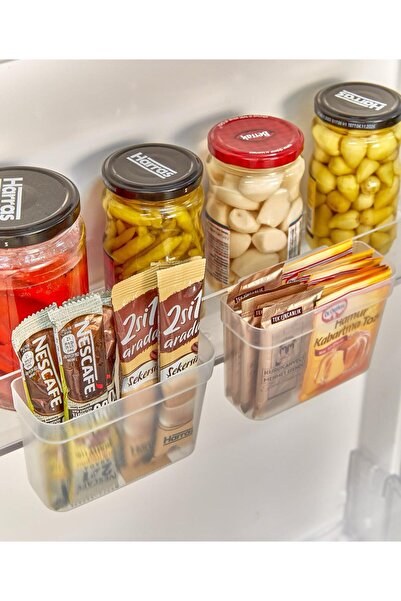 stilsenin34 2 قطعة رف تخزين صغير منظم الثلاجة صندوق توابل القرطاسية اللوازم ا...