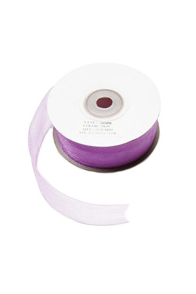Nazarone Organza Ribbon - 3Cm-23Mt Lilac, Model 805