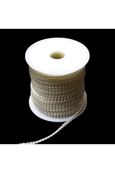 Nazarone Half Pearl String Reel 23mt-aa057-cream