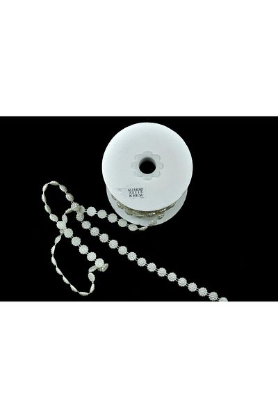 Nazarone Half Pearl String Reel 8mt-aa113-white