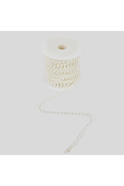 Nazarone Half Pearl String Reel 23mt-aa081-cream