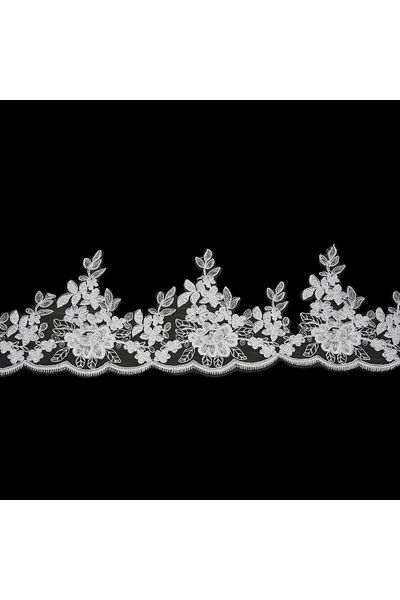 Nazarone French Lace Lx207 13.5m-white
