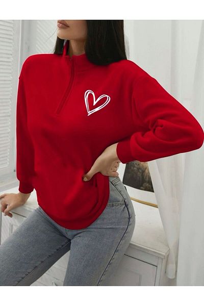 Selena red sweatshirt cheap