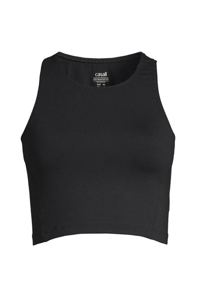 Casall Comfort Crop Top, Black