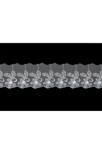 Nazarone Tulle Guipure 2031 9mt-white