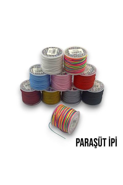 Nazarone PARACHUTE STRING 0,8MM-50MT WHITE