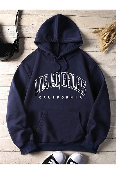 DAXİS Sportwear Company UNISEX LOS ANGELES HOODED SWEATSHIRT DAXİS Sportwear Company