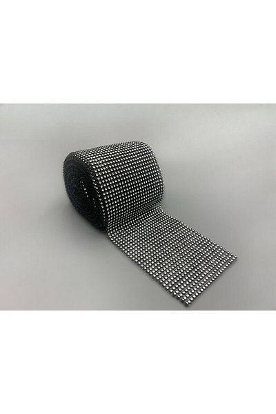Nazarone Stress Stone 24 Row Silver 9m-black
