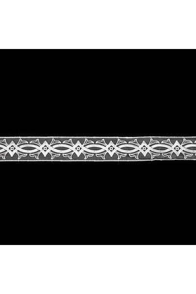 Nazarone Organza Guipure 8072 9mt-white
