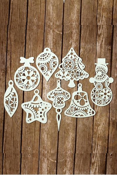 AVMmarketim Christmas Tree Ornament 8 Pieces Christmas Ornament Christmas Ornament