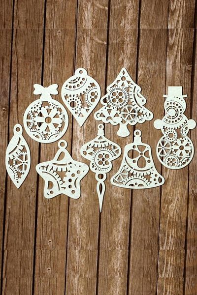 AVMmarketim Christmas Tree Ornament 12 pcs Christmas Ornament Christmas Ornament