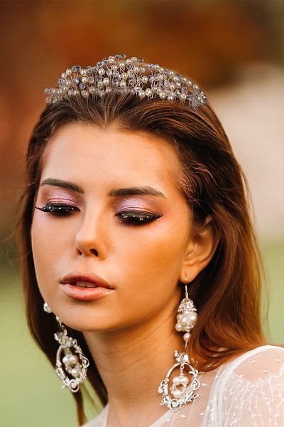 Hayalperest boncuk Coroana de mireasa Henna din piatra de cristal intarsita Coroana de nunta de mireasa cu perle de argint
