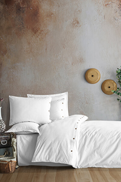 Nordqueen 100% Cotton Double Button Bed Linen Set