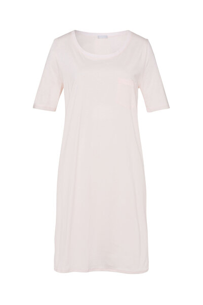 Hanro Kurzarm Nachthemd Cotton Deluxe 90cm