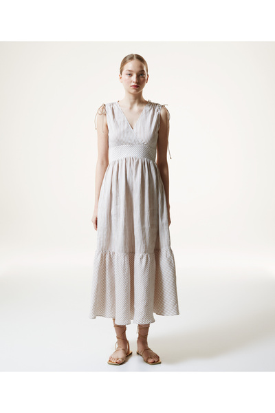 Machka Γυναικείο Μπεζ Φόρεμα