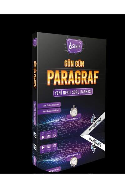 Strateji Yayınları STRATEJİ 6. SINIF GÜN GÜN PARAGRAF SORU BANKASI / STRATEJİ...
