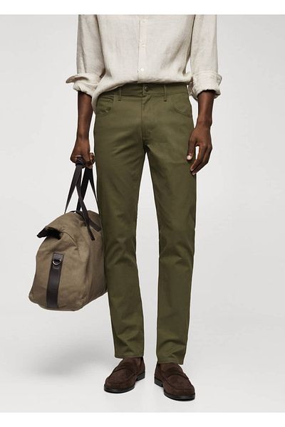 MANGO Man Slim Cut τζιν παντελόνι Serj