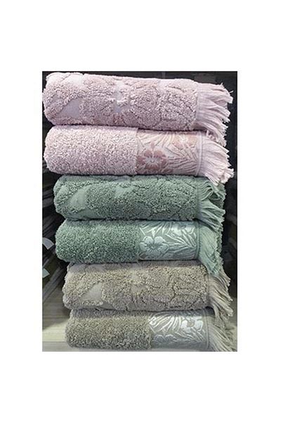 Pupilla Jacquard Dray 4 Pack Hand-face Towel Set 50*90 Lavinya