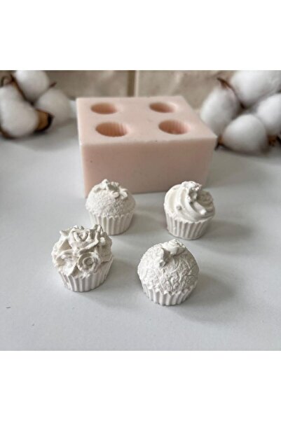 WAMMOLDS Dörtlü Cupcake Silikon Kalıp