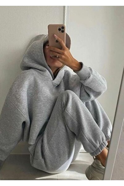 bellanova Γκρι Oversize αθλητικές φόρμες 2 κλωστών