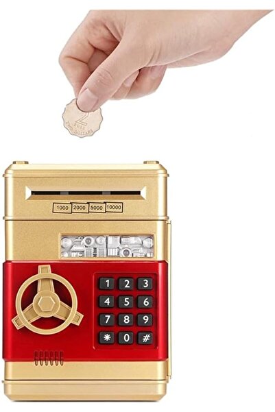 babysch Şifreli Kasa Atm Elektronik Kumbara Gold