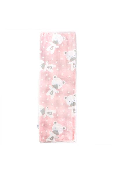 Bebitof Baby Ornamental Stitched Teddy Bear Baby Blanket 90x100 Cm 95083