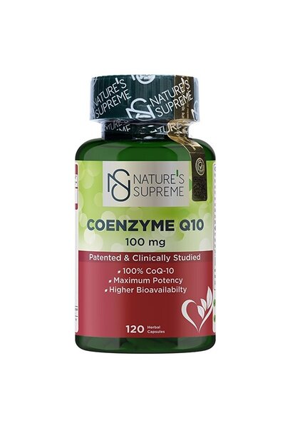 Nature's Supreme الإنزيم المساعد Q10 100 ملجم 120 كبسولة 8681763380749