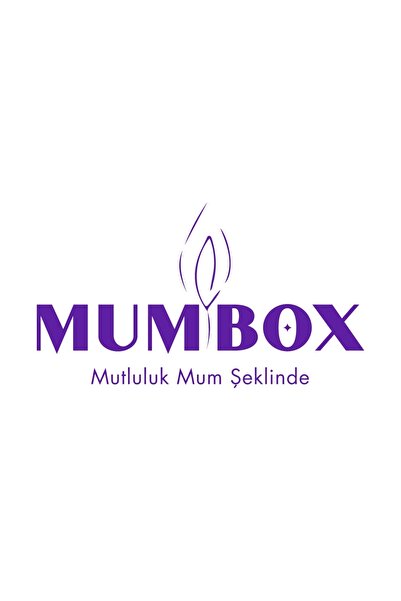 MUMBOX Orta Parmak Mavi Renk Mum