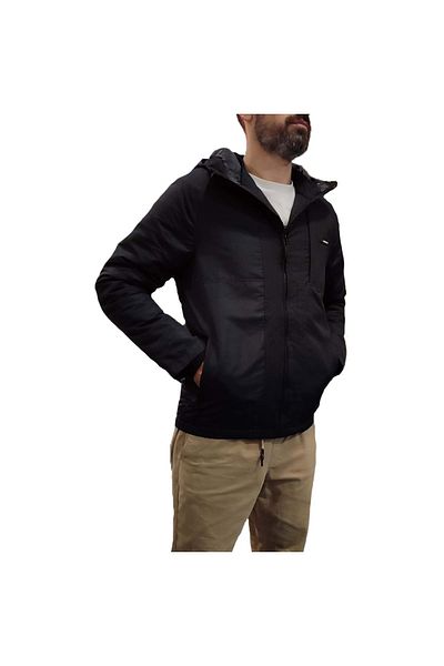 lumberjack M-EDEN ΠΑΛΤΟ 2PR ΠΑΛΤΟ - ΜΑΥΡΟ - XXL - ST06876-BLACK-XXL