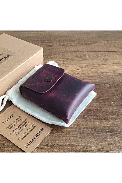 sumerianwallet Deri Sigara Kılıfı Fuşya 2