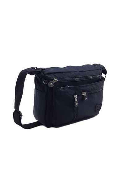 Baginn Geantă de umăr pentru femei Klinkır Black - 25*20 cm, buzunare multiple și curea încrucișată