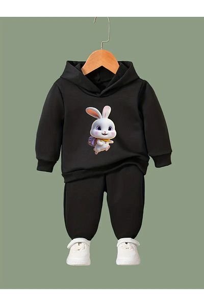 AMMA Children's Character Printed Sweatsirt Tracksuit Set