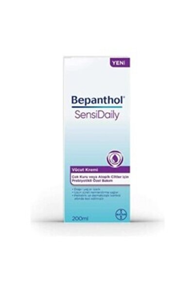 Bepanthol Sensidaily 200 Ml Body Cream - 1 Piece