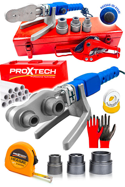 PROXTECH Premium Full Takım Kalite PPRC Metal Çanta Plastik Boru Kaynak PRC Mini Makina Seti