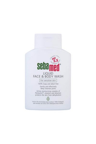 Sebamed (Small Cotton Gift) Sebamed Face and Body Liquid Cleanser 200 ml (1 Pc)