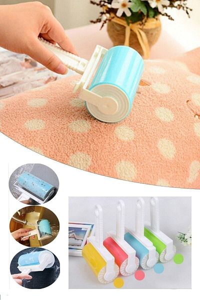 Holographic Practical Silicone Washable Practical Lint and Dust Collection Roller Apparatus | Animal Dust Feather Cleaner
