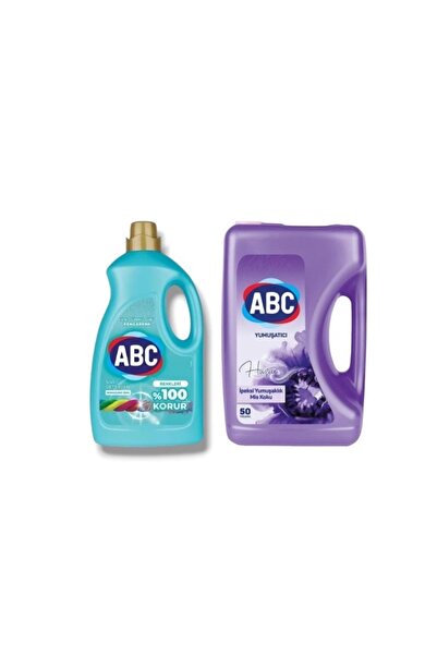 ABC Renkliler Sıvı Deterjan ve Abc Huzur Yumuşatıcı 5 lt