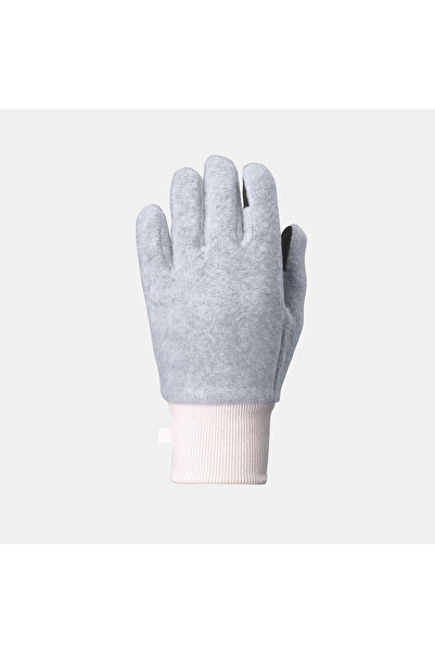 Decathlon Children's Fleece Outdoor Gloves - 6 / 14 Years - Gray / Pink - Sh500