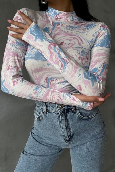 Bipantolon Body de damă Pinterest cu detalii cu degete