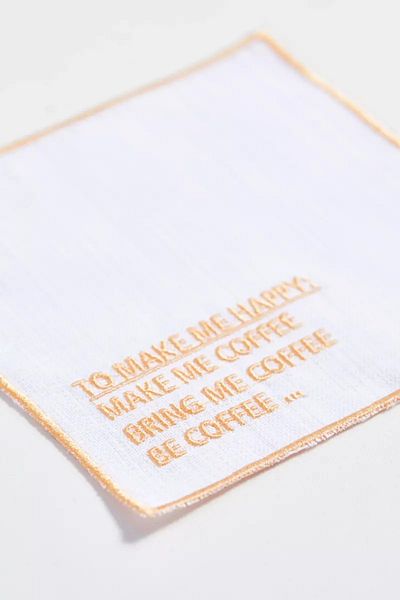 Deeps Brands Coffee - Orange Presentation Napkin