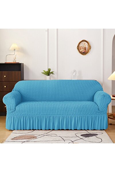 Bright Home Canapea Bürümcük, canapea, husă canapea extensibilă, cu fustă ela...